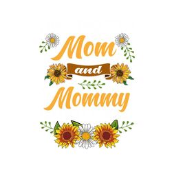 i have two titles mom and mommy and i rock them both, png files for silhouette, files for cricut, png instant download