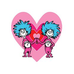 thing 1 thing 2 love svg, dr seuss svg, thing 1 thing 2 svg, love svg, heart svg, cat in the hat svg, dr seuss gifts, dr