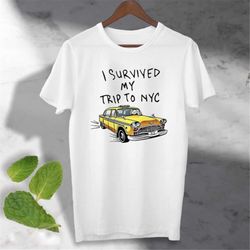 i survived my trip to nyc t shirt spider man no way home t-shirt ideal gift