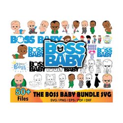 50 The Boss Baby Bundle Svg, Boss Baby Svg, Boss Baby Vector