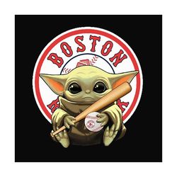 boston red sox baby yoda png instant download