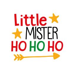 little mister ho ho ho svg files for silhouette, files for cricut, svg, dxf, eps, png instant download