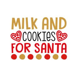 milk and cookies for santa svg files for silhouette, files for cricut, svg, dxf, eps, png instant download