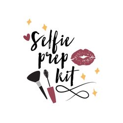selfie prep kit svg files for silhouette, files for cricut, svg, dxf, eps, png instant download