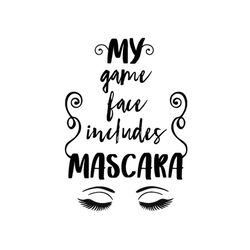 coffee & mascara svg files for silhouette, files for cricut, svg, dxf, eps, png instant download
