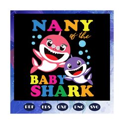 a dog in the book design pngnany of the baby shark, birthday svg, nany shark svg, mothers day svg, mother svg, files for