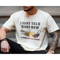 i can't talk right now i'm doing hot dad stuff shirt, funny fathers day shirt, dad gift, tools, toolbox, beer, gift for