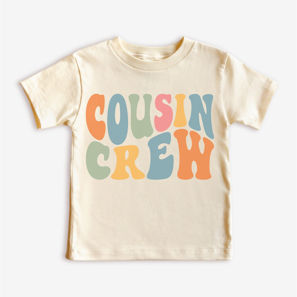 Cousin Crew Shirts for Kids, Cousin Shirts Retro Matching Cousin Crew Shirt, Cousin Camp Big Cousin Crew TShirt Groovy Beach Cousin Vacation - 1.jpg