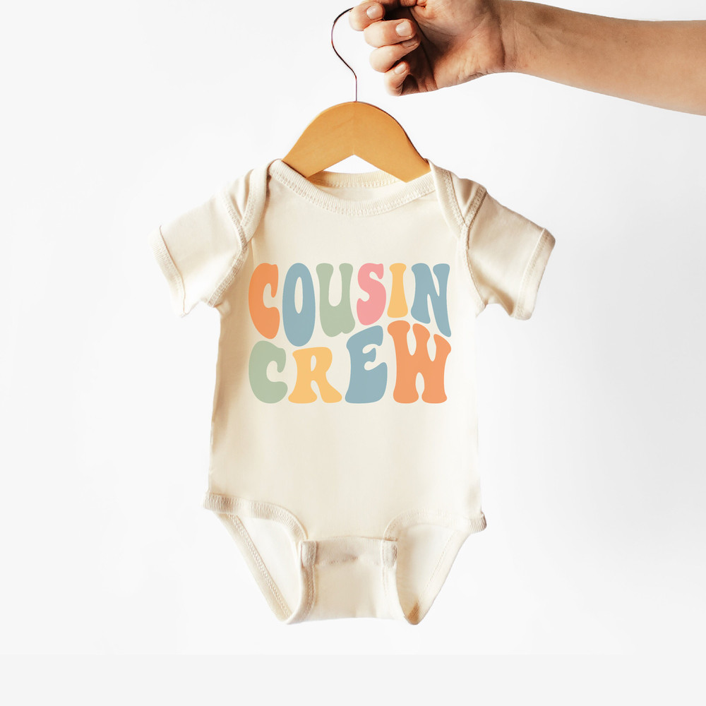 Cousin Crew Shirts for Kids, Cousin Shirts Retro Matching Cousin Crew Shirt, Cousin Camp Big Cousin Crew TShirt Groovy Beach Cousin Vacation - 3.jpg