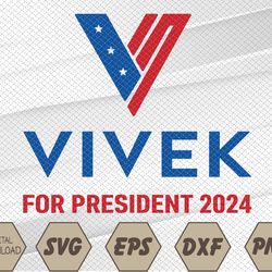 Vivek For President 2024 Svg, Eps, Png, Dxf, Digital Download