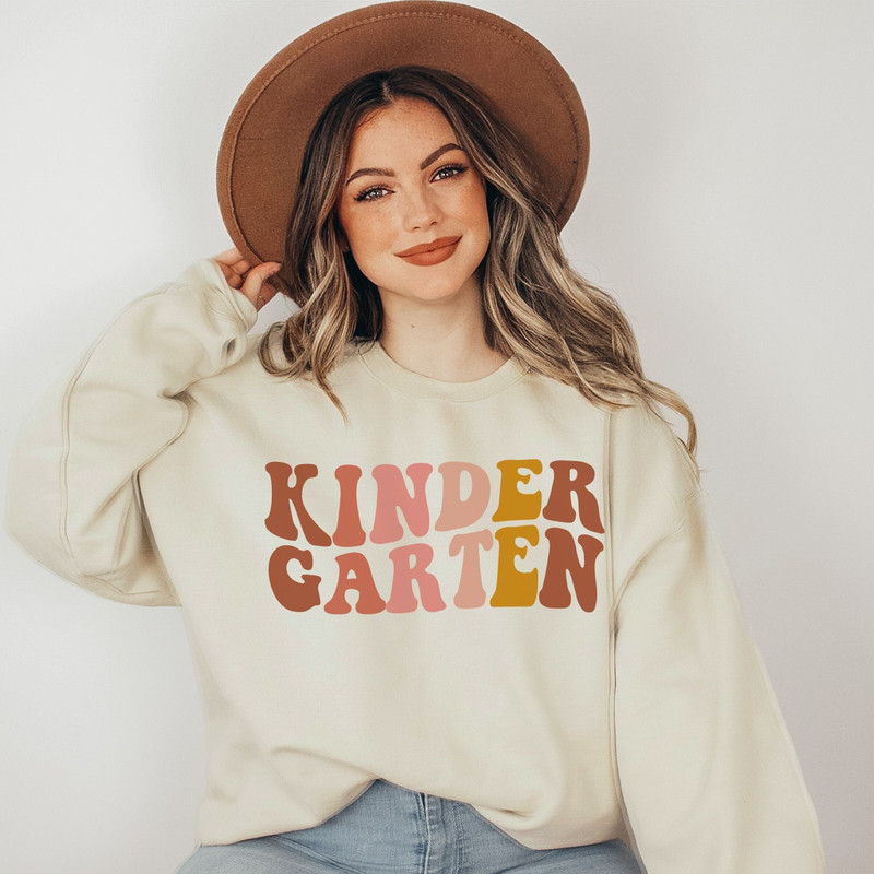 Kindergarten Teacher Shirt, Kindergarten Shirt, Back to School Shirt for Teacher Sweatshirt Hello Kindergarten Teacher Gifts - 3.jpg