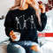 Skeletons Halloween Sweatshirt, Skeleton Sweatshirt, Funny Halloween Shirts for Women, Halloween Sweater, Halloween Crewneck - 1.jpg