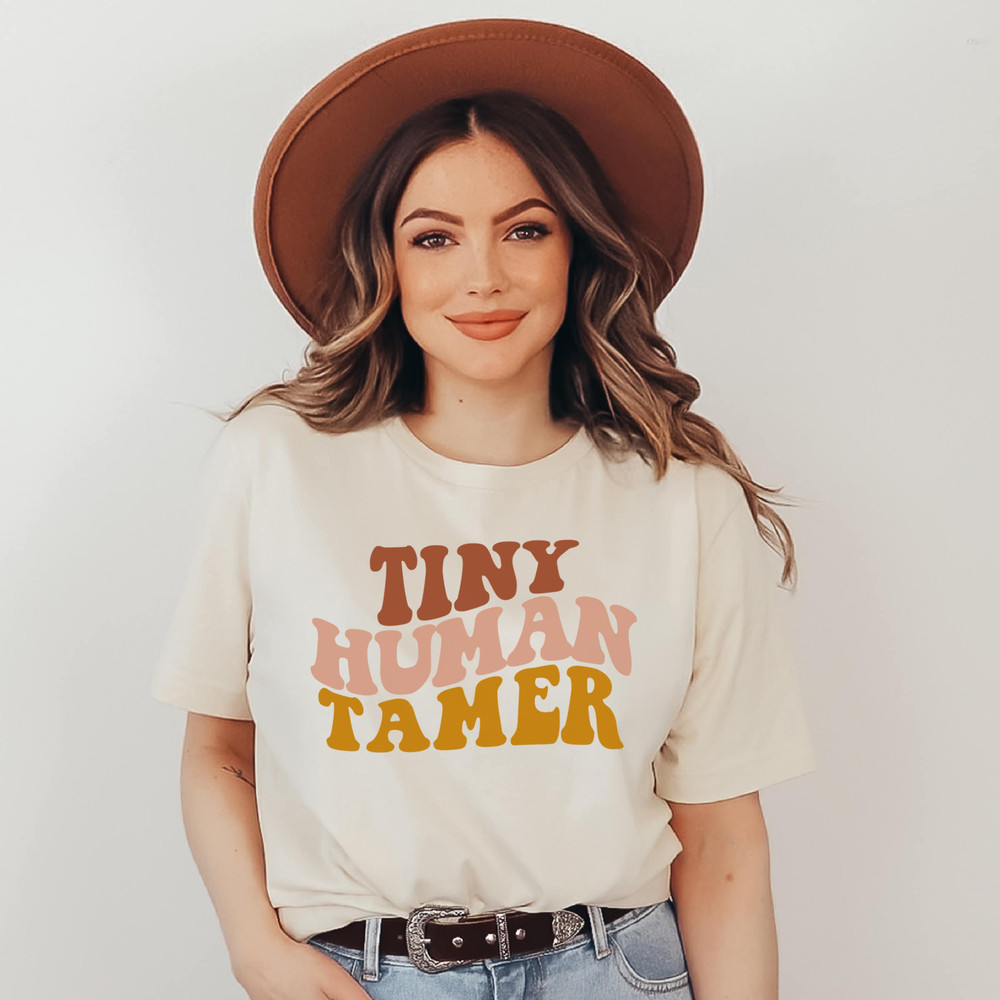 Tiny Human Tamer Teacher Shirt, Back to School Shirt Teacher Sweatshirt, Gift for Teacher Shirts - 2.jpg