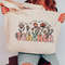 Teacher Tote Bag, Boho Teacher Bag, Back to School Teacher Gifts for Teacher First Day Gift Floral, Teach them Love them Watch them Grow - 3.jpg