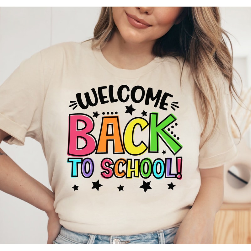 Welcome Back to School Shirt Teacher Shirts, First Day of School Teacher Shirt, Kindergarten Teacher First Grade 2nd Grade Teacher Tshirt - 1.jpg