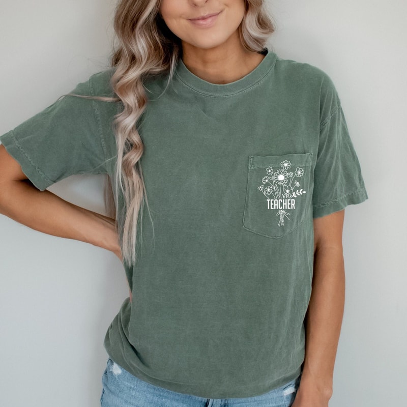 Wildflower Teacher Shirt, Inspirational Teacher Shirts, Back to School Teacher Gifts, Back to School Shirt - 1.jpg