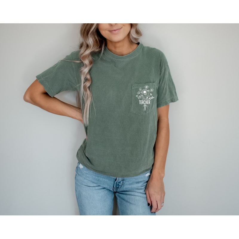 Wildflower Teacher Shirt, Inspirational Teacher Shirts, Back to School Teacher Gifts, Back to School Shirt - 2.jpg