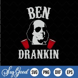 ben drankin 4th of july tank top men's - navy blue, fourth of july tank top, drinking tank top, president tank top, patr