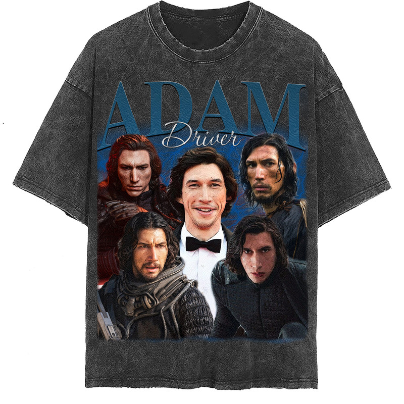 Adam Driver Vintage Washed Shirt, Actor Retro 90's Unisex T-Shirt, Fans Gift For Women, Homage Tee For Men - 2.jpg