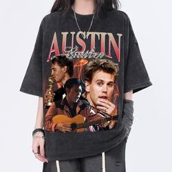 austin butler vintage washed shirt, actor retro 90s unisex t-shirt, fans gift for women, homage tee for men