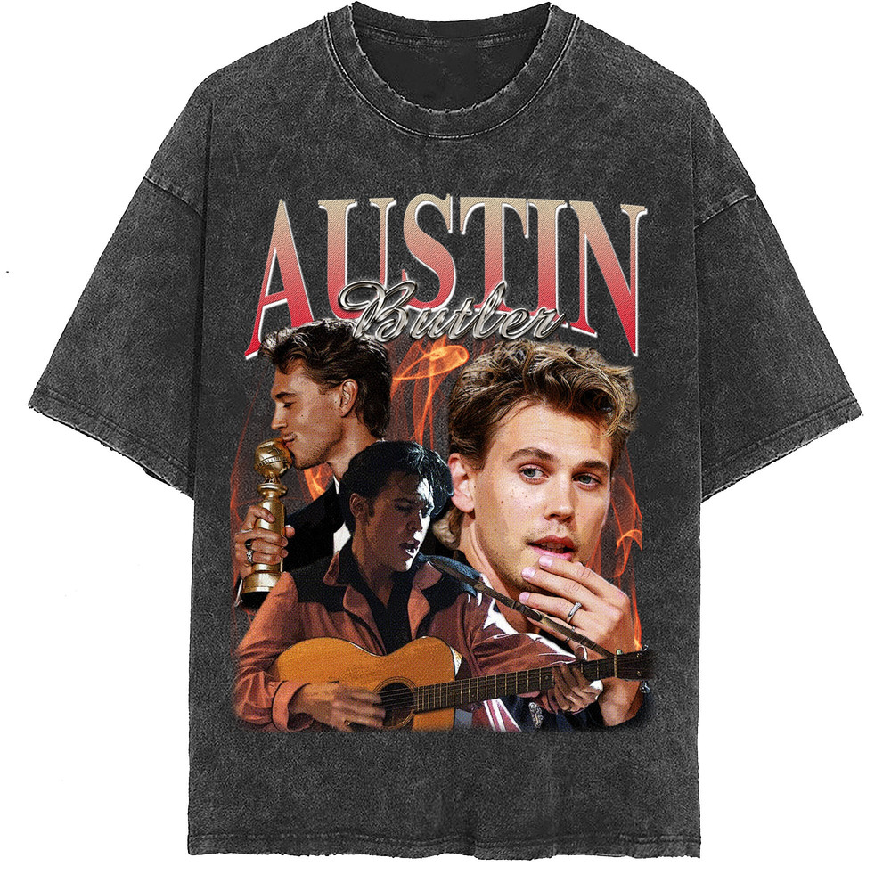 Austin Butler Vintage Washed Shirt, Actor Retro 90's Unisex T-Shirt, Fans Gift For Women, Homage Tee For Men - 2.jpg
