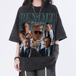 benoit blanc vintage washed shirt, actor homage graphic unisex t-shirt, bootleg retro 90s fans tee gift