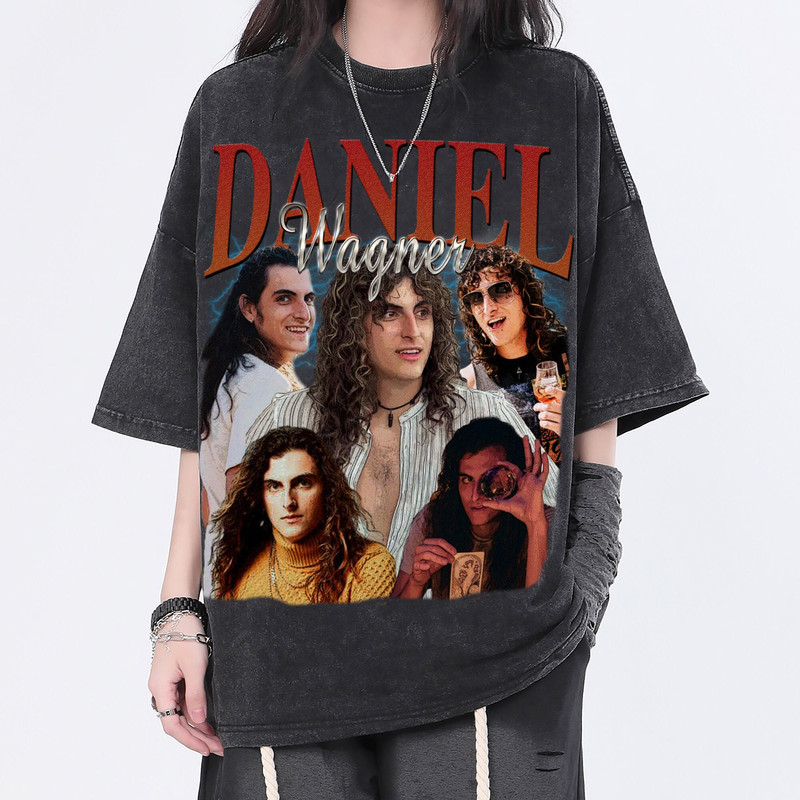 Daniel Wagner Vintage Washed Shirt,Rock Band Homage Graphic Unisex T-Shirt, Bootleg Retro 90's Fans Tee Gift - 1.jpg