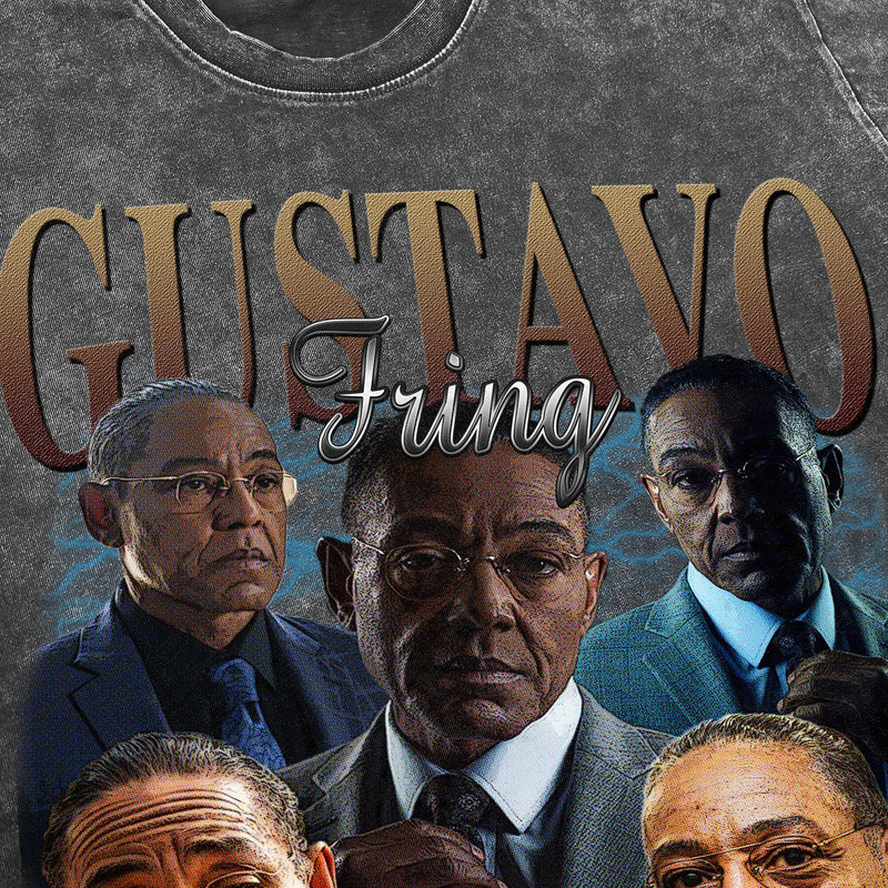 Gustavo Fring Vintage Washed T-Shirt, Breaking Bad Homage Tee,Funny Shirt For Women Gift,Retro 90s Tee For Men Gift - 3.jpg