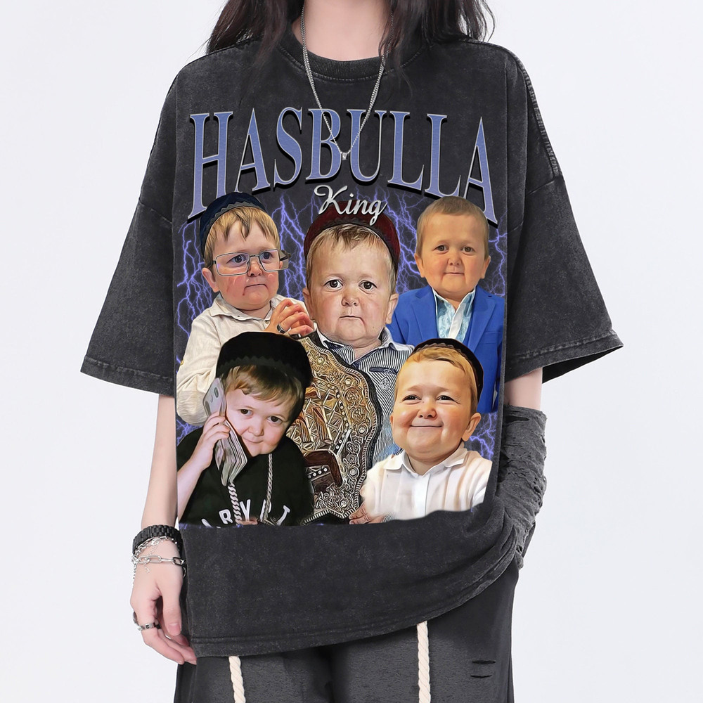 Hasbulla Magomedov Vintage Homage Shirt, King Hasbulla Washed Shirt, Funny Internet Icon Legend Meme Gift, Humor T-shirt - 1.jpg