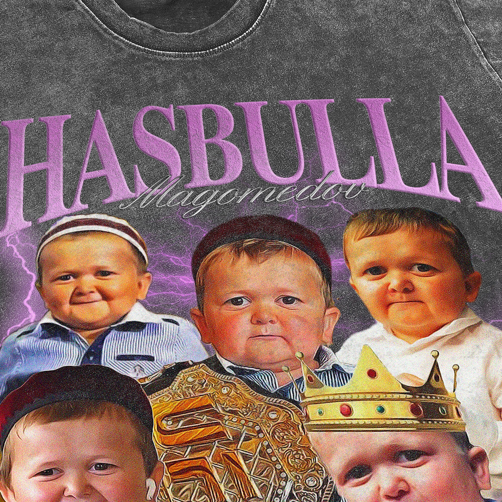 Hasbulla Magomedov Vintage Homage Shirt, King Hasbulla Washed Shirt, Funny Internet Icon Legend Meme Gift, Humor T-shirt - 3.jpg