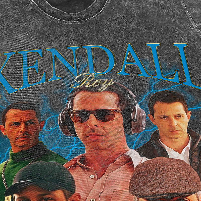 Kendall Roy Vintage Washed T-Shirt, Roman Roy Homage Tee,Funny Shirt For Women,Retro 90s Tee For Men - 3.jpg