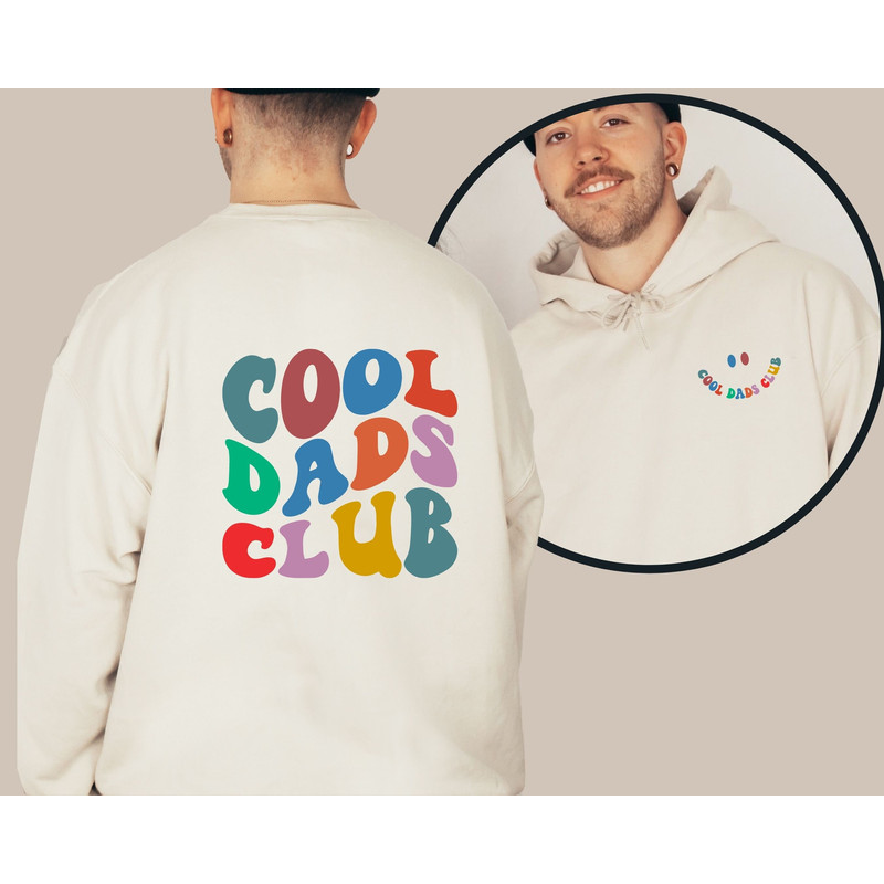Cool Dads Club Sweatshirt and Hoodie Front and Back Printed , Cool Dads Club Shirt, Dad Gift, Cool Dad Gift,Dad Sweatshirt, Funny Dad Shirt - 2.jpg
