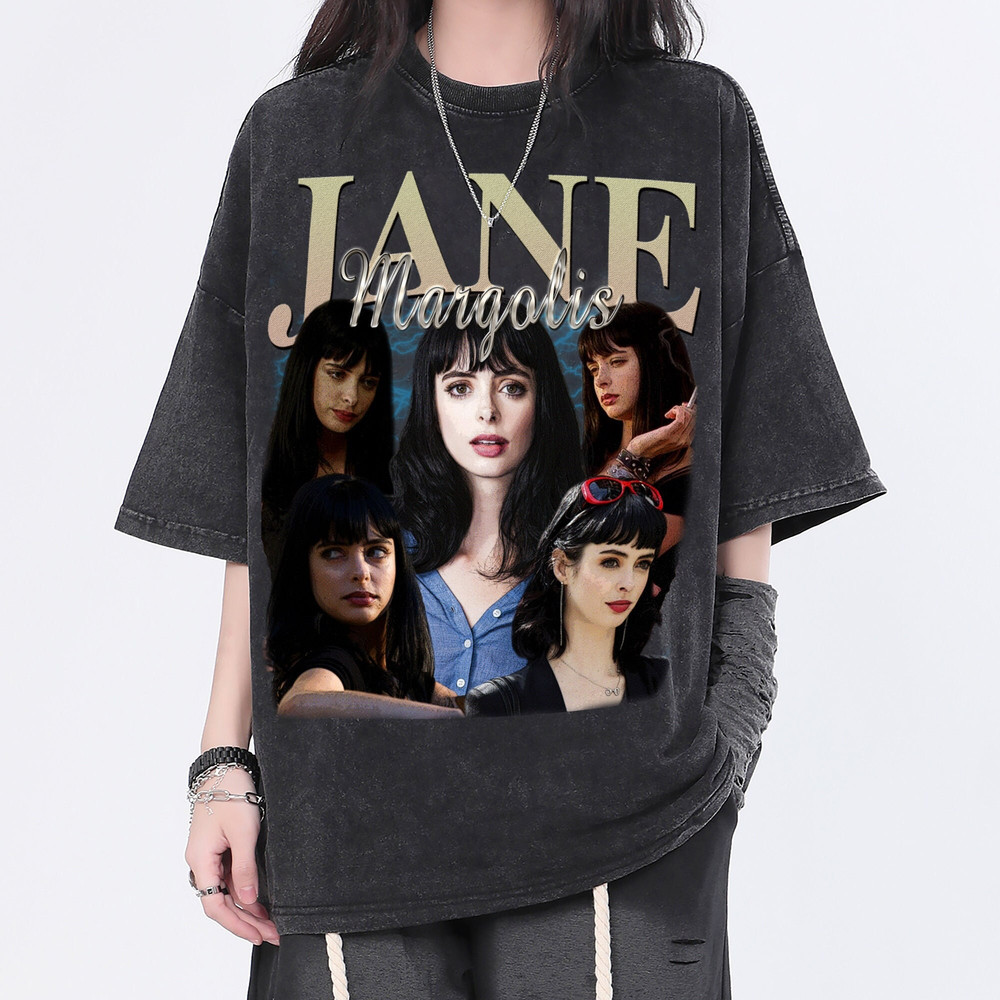 Krysten Ritter Vintage Washed Shirt, Actress Homage Graphic Unisex T-Shirt, Bootleg Retro 90's Fans Tee Gift - 1.jpg