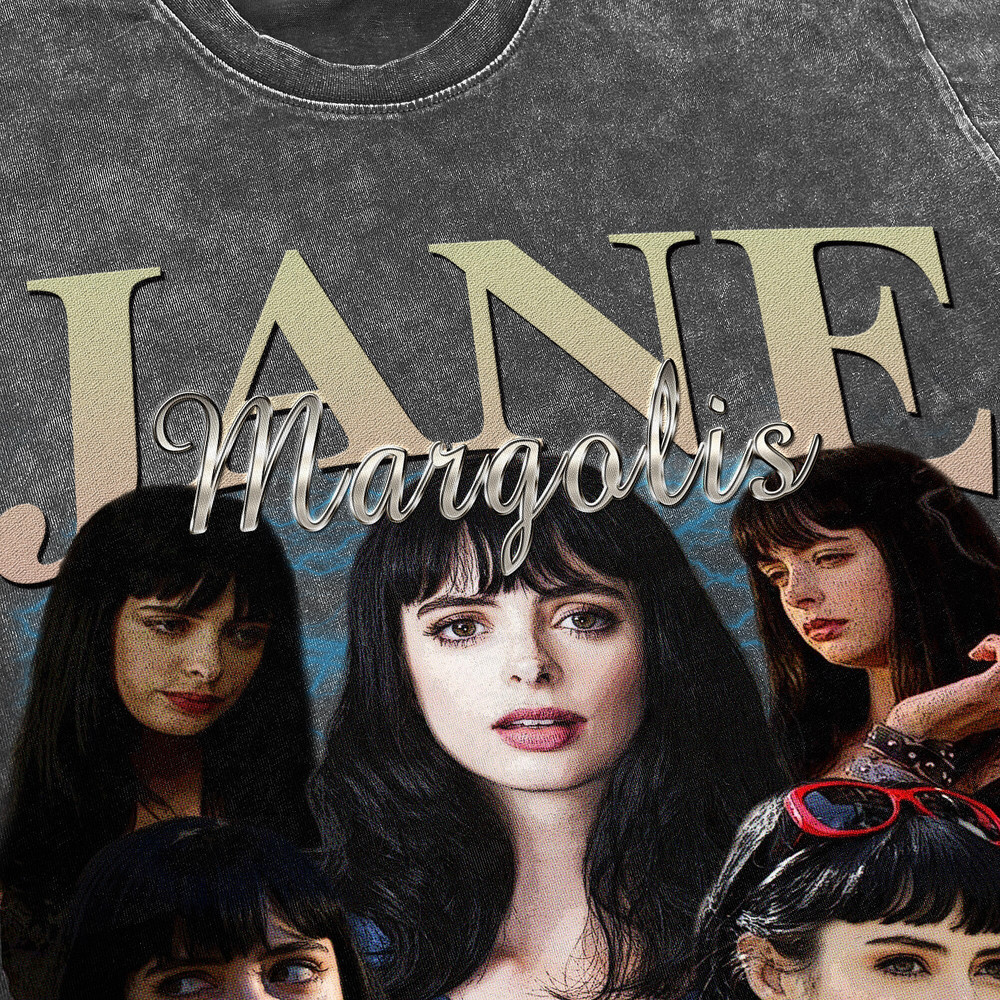 Krysten Ritter Vintage Washed Shirt, Actress Homage Graphic Unisex T-Shirt, Bootleg Retro 90's Fans Tee Gift - 3.jpg