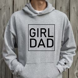 personalized girl dad sweatshirt with daughter's names on sleeve,girl dad shirt,daddy's girl shirt,dad of girls shirt,gi