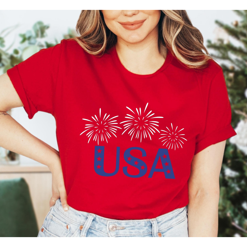 Usa Celebration Shirt, American Design Shirt, Independence Day Shirt,Celebration Time for Usa Flag Shirt,USA Patriotic Shirt,4th of July Tee - 3.jpg