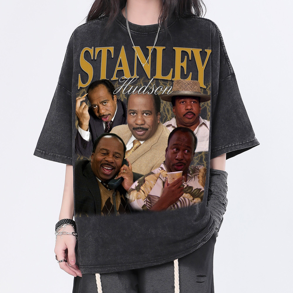 Stanley Hudson Vintage Washed T-Shirt, Stanley Homage Tee,Funny Shirt For Women,Retro 90s Tee For Men - 1.jpg