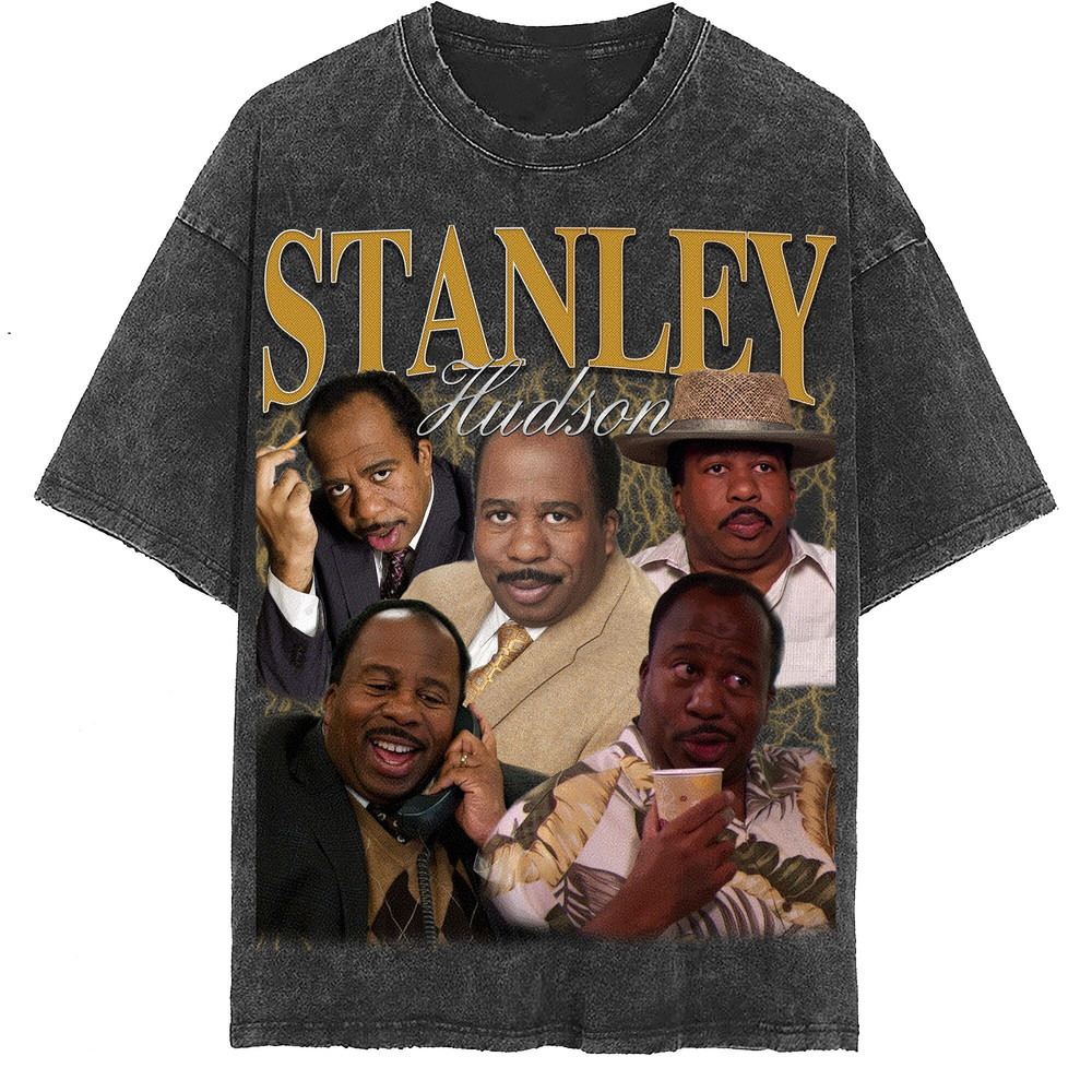 Stanley Hudson Vintage Washed T-Shirt, Stanley Homage Tee,Funny Shirt For Women,Retro 90s Tee For Men - 2.jpg