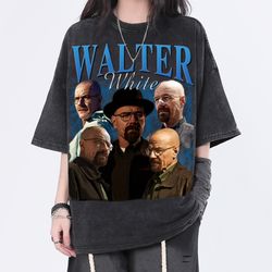 walter white vintage washed t-shirt, breaking bad homage tee,funny shirt for women gift,retro 90s tee for men gift