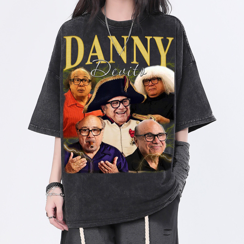 Danny Devito Vintage Washed Shirt, Actor Filmmaker Retro 90's T-Shirt, Fans Gift For Women, Homage Tee For Men - 1.jpg