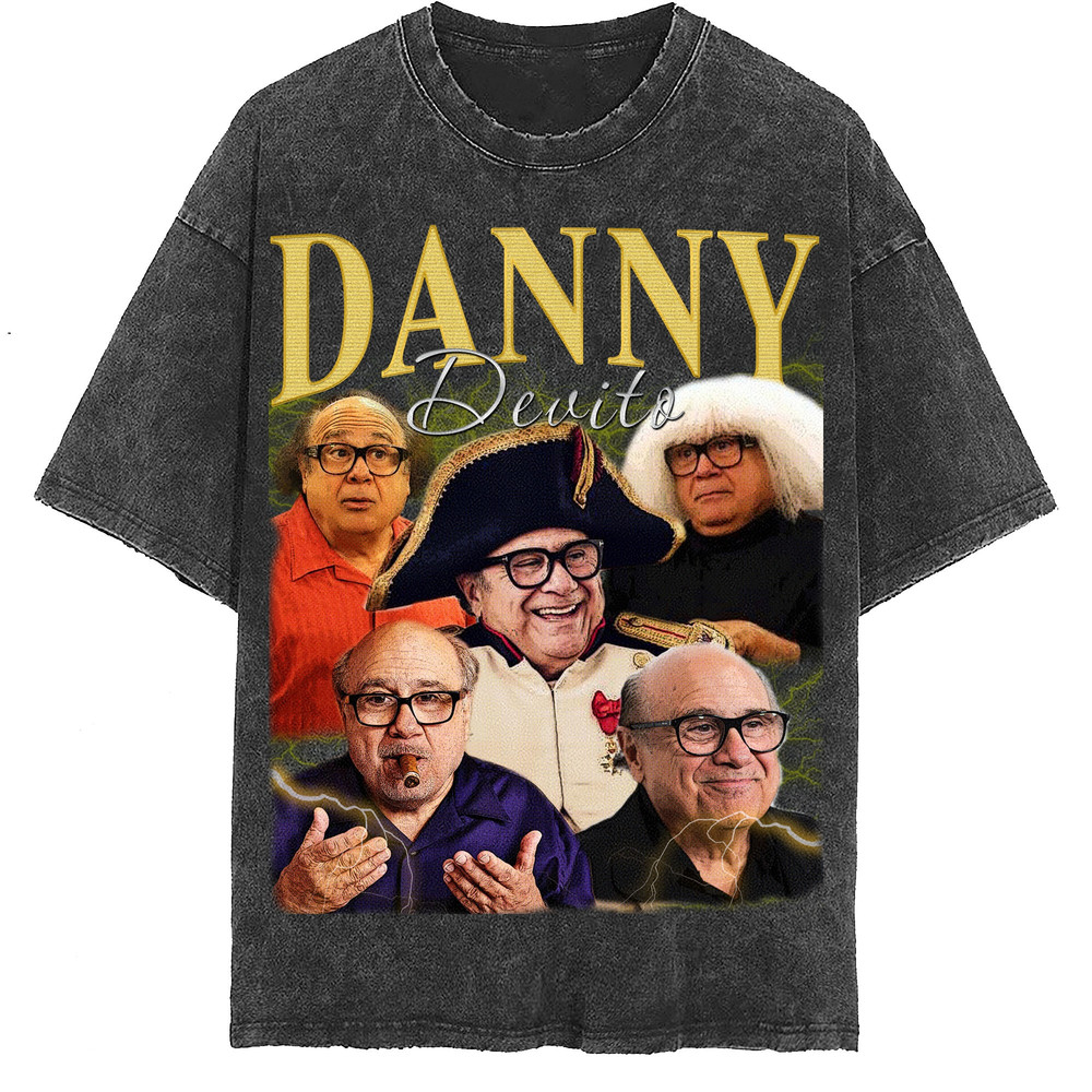 Danny Devito Vintage Washed Shirt, Actor Filmmaker Retro 90's T-Shirt, Fans Gift For Women, Homage Tee For Men - 2.jpg