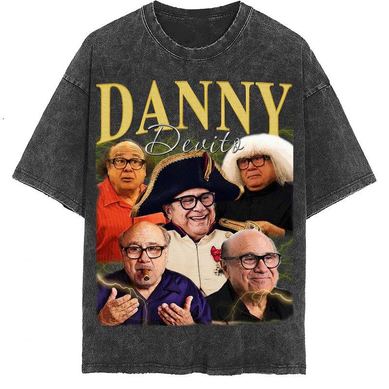 Danny Devito Vintage Washed Shirt, Actor Filmmaker Retro 90's T-Shirt, Fans Gift For Women, Homage Tee For Men - 2.jpg