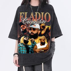 eladio carrion vintage washed shirt, hip hop rnb rap unisex homage tee,inspired morena fans gift for women, retro 90s t-