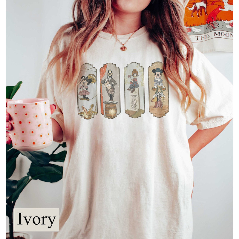 Comfort Colors Retro Mickey The Haunted Mansion Tee, Disney Halloween Shirt, Disney Friends Shirt, Disney Family Shirt, Mickey and Friends - 1.jpg