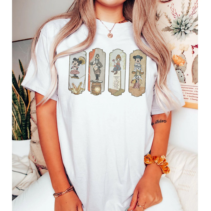 Comfort Colors Retro Mickey The Haunted Mansion Tee, Disney Halloween Shirt, Disney Friends Shirt, Disney Family Shirt, Mickey and Friends - 4.jpg