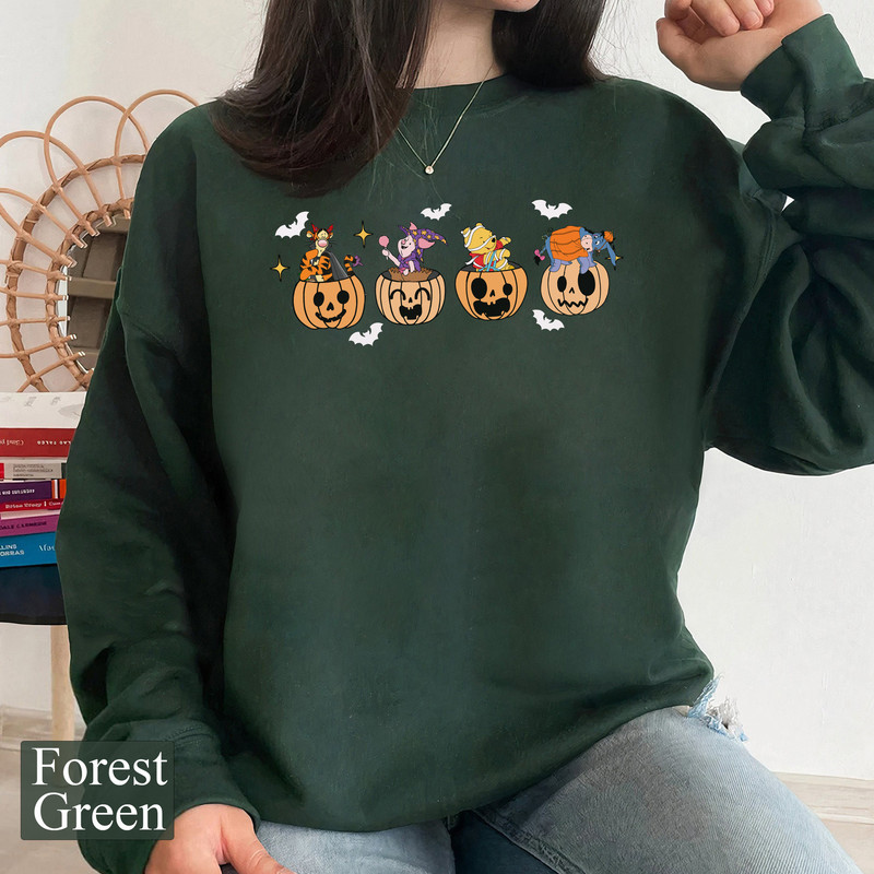 Cute Disney Halloween Shirt, Disney Stitch Shirt, Disney Winnie the Pooh Shirt, Halloween Party Shirt, Trick or Treat Tee, Halloween Pumpkin - 5.jpg