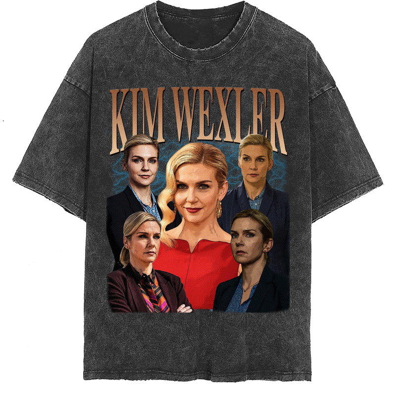 Kim Wexler Vintage Washed Shirt, Actress Homage Graphic Unisex T-Shirt, Bootleg Retro 90's Fans Tee Gift - 2.jpg