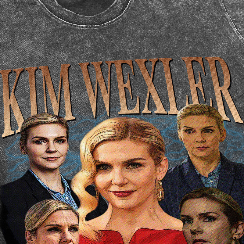 Kim Wexler Vintage Washed Shirt, Actress Homage Graphic Unisex T-Shirt, Bootleg Retro 90's Fans Tee Gift - 3.jpg