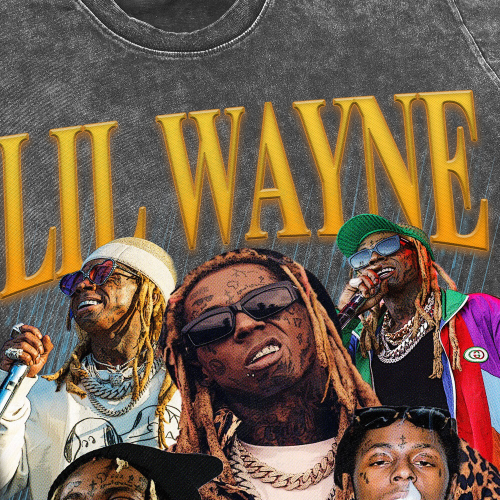 Lil Wayne Vintage Washed Shirt, Hip hop RnB Rap Unisex Homage Tee,inspired Morena Fans Gift For Women, Retro 90's T-Shirt For Men - 3.jpg