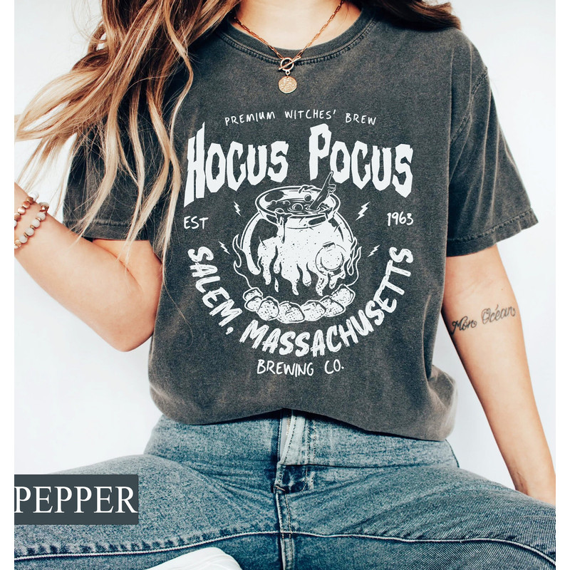 Hocus Pocus Comfort Colors Tee, Sanderson's Sister Shirt, Disney Witches Shirt, Brewing Co Shirt, Disney Halloween Shirt, Women's Fall Tee - 2.jpg